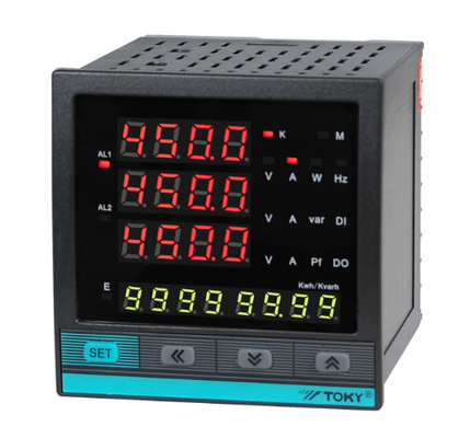 LCD Vertoning 3 de Meterrs485 Modbus RTU Protocol van de Fasemacht