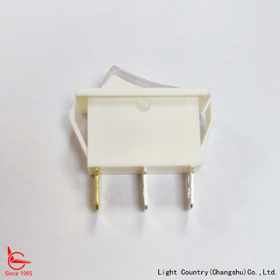Fabriek Hoge kwaliteit witte LED verlicht Rocker Switch, R4, 33x15mm, ON-OFF, 20A 125V