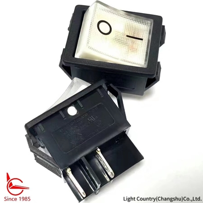 Goedkwaliteit witte verlichting ON OFF Rocker Switch voor Socket, 32*25mm, VDE/TUV/UL